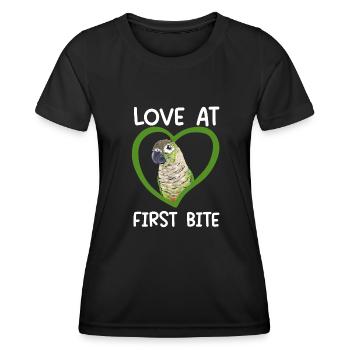 Molina Parakeet Parrot Bird Parakeet - Women's Functional T-Shirt - black - Front - AI Model Female 172 light (172cm)