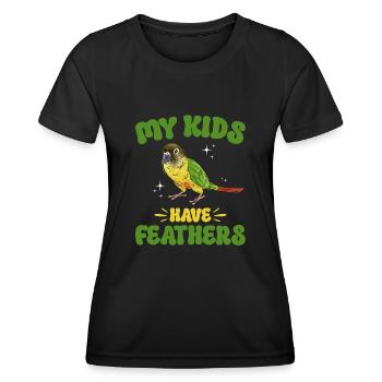Molina Parakeet Parrot Bird Parakeet - Women's Functional T-Shirt - black - Front - AI Model Female 172 light (172cm)