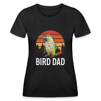Molina Parakeet Parrot Bird Parakeet - Women's Functional T-Shirt - black - Front - AI Model Female 172 light (172cm)