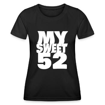 52 - Frauen Funktions-T-Shirt - Schwarz - Vorne - AI Model Female 172 light (172cm)