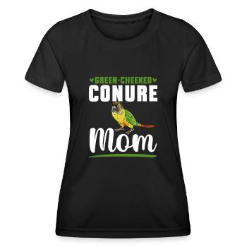 Molina Parakeet Parrot Bird Parakeet - Women's Functional T-Shirt - black - Front - AI Model Female 172 light (172cm)