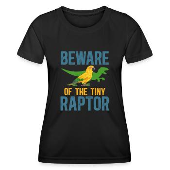 Parakeet Parrot Parakeet Bird - Women's Functional T-Shirt - black - Front - AI Model Female 172 light (172cm)