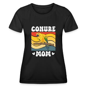 Parakeet Parrot Parakeet Bird - Women's Functional T-Shirt - black - Front - AI Model Female 172 light (172cm)