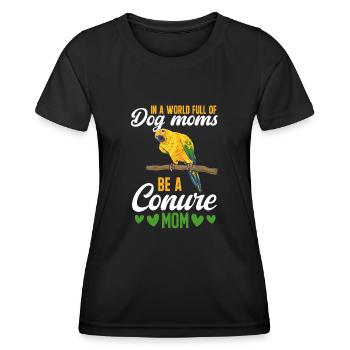 Parakeet Parrot Parakeet Bird - Women's Functional T-Shirt - black - Front - AI Model Female 172 light (172cm)