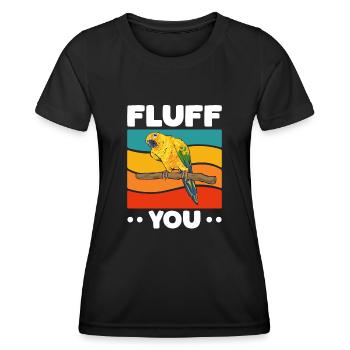 Parakeet Parrot Parakeet Bird - Women's Functional T-Shirt - black - Front - AI Model Female 172 light (172cm)
