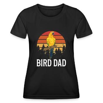 Perruche Perroquet Perruche Oiseau - T-shirt sport Femme - noir - Devant - AI Model Female 172 light (172cm)
