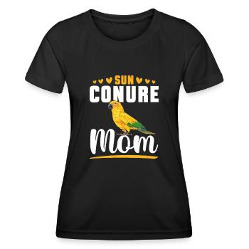 Parakeet Parrot Parakeet Bird - Women's Functional T-Shirt - black - Front - AI Model Female 172 light (172cm)