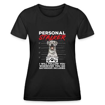 Silver Labrador Retriever Silver Lab - Women's Functional T-Shirt - black - Front - AI Model Female 172 light (172cm)