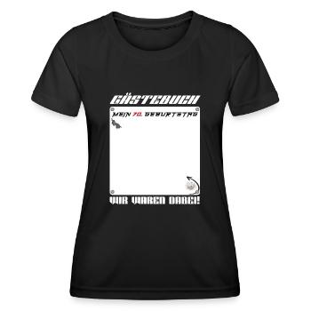 70 Geburtstag Mann Frau 70 Jahre Lustig Geschenk - Frauen Funktions-T-Shirt - Schwarz - Vorne - AI Model Female 172 light (172cm)