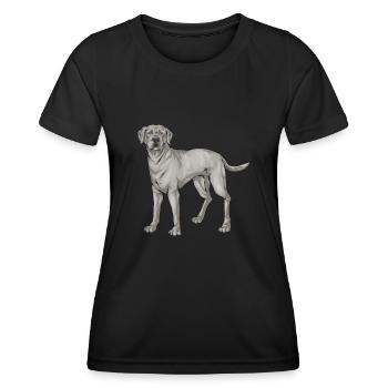 Silver Labrador Retriever Silver Lab - Women's Functional T-Shirt - black - Front - AI Model Female 172 light (172cm)