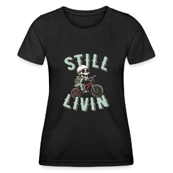 Bmx Bmx Motard - T-shirt sport Femme - noir - Devant - AI Model Female 172 light (172cm)