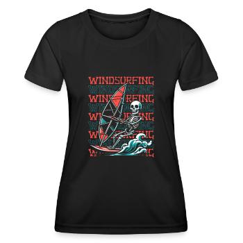Planche à voile Planche à voile - T-shirt sport Femme - noir - Devant - AI Model Female 172 light (172cm)