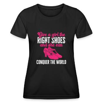 Tap Dance Teacher Tap Dancer Tap Dance - Women's Functional T-Shirt - black - Front - AI Model Female 172 light (172cm)