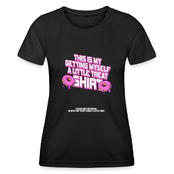 Creamy Sundae Dessert Don't Bother Me - Women's Functional T-Shirt - black - Front - AI Model Female 172 light (172cm)