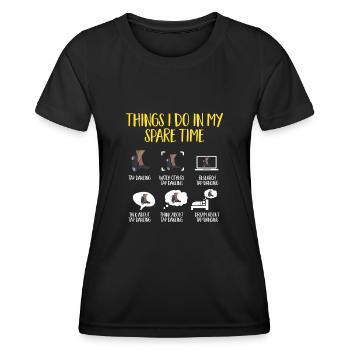 Tap Dance Teacher Tap Dancer Tap Dance - Women's Functional T-Shirt - black - Front - AI Model Female 172 light (172cm)