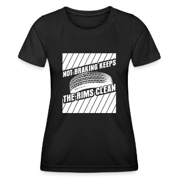 Traffic Rush Hour Driver Commuting Car - Frauen Funktions-T-Shirt - Schwarz - Vorne - AI Model Female 172 light (172cm)