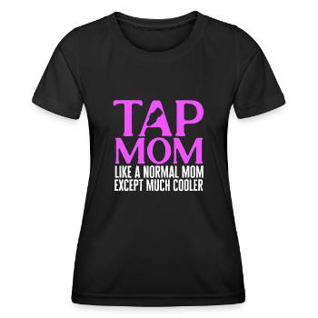 Tap Dance Teacher Tap Dancer Tap Dance - Women's Functional T-Shirt - black - Front - AI Model Female 172 light (172cm)