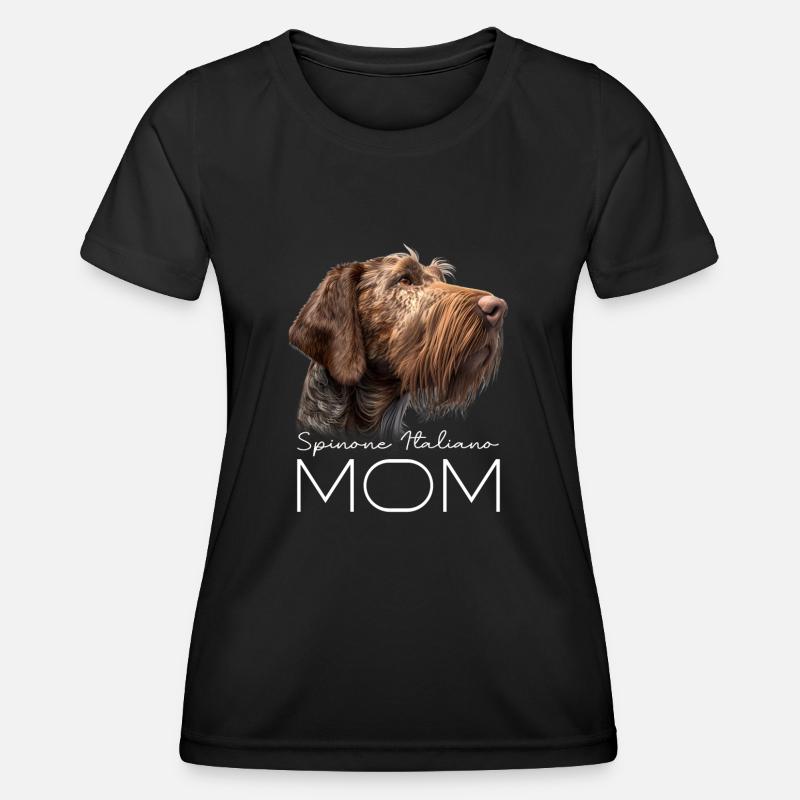Spinone Italiano Mama - Women's Functional T-Shirt - black