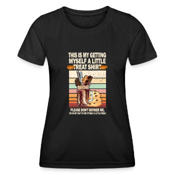 Creamy Sundae Dessert Don't Bother Me - Women's Functional T-Shirt - black - Front - AI Model Female 172 light (172cm)