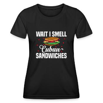 Sandwich Master Deli Sub Lover Sandwich Day Food - T-shirt sport Femme - noir - Devant - AI Model Female 172 light (172cm)
