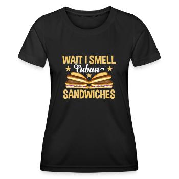 Sandwich Master Deli Sub Lover Sandwich Day Food - T-shirt sport Femme - noir - Devant - AI Model Female 172 light (172cm)