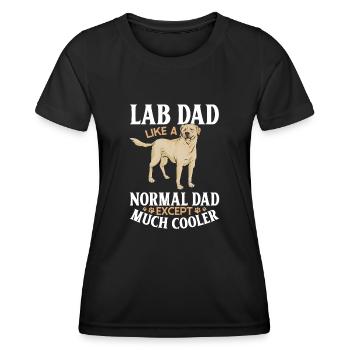 Yellow Labrador Retriever - Women's Functional T-Shirt - black - Front - AI Model Female 172 light (172cm)