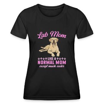 Yellow Labrador Retriever - Women's Functional T-Shirt - black - Front - AI Model Female 172 light (172cm)