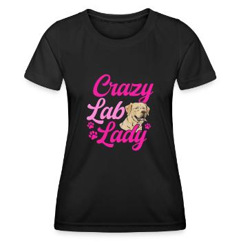 Yellow Labrador Retriever - Women's Functional T-Shirt - black - Front - AI Model Female 172 light (172cm)