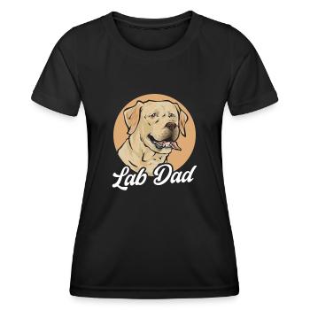 Yellow Labrador Retriever - Women's Functional T-Shirt - black - Front - AI Model Female 172 light (172cm)