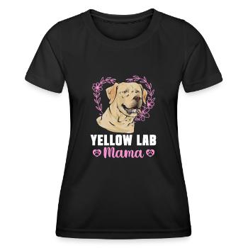 Yellow Labrador Retriever - Women's Functional T-Shirt - black - Front - AI Model Female 172 light (172cm)