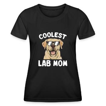 Yellow Labrador Retriever - Women's Functional T-Shirt - black - Front - AI Model Female 172 light (172cm)