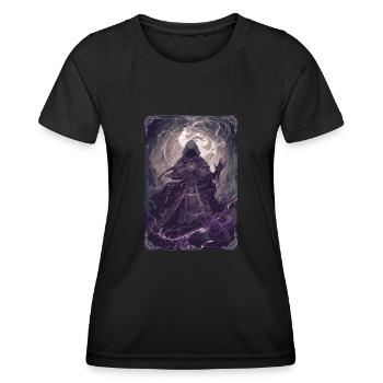 Der Zauberer Tarot - Frauen Funktions-T-Shirt - Schwarz - Vorne - AI Model Female 172 light (172cm)