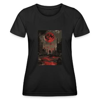 Die Zehn der Kelche Tarot - Frauen Funktions-T-Shirt - Schwarz - Vorne - AI Model Female 172 light (172cm)