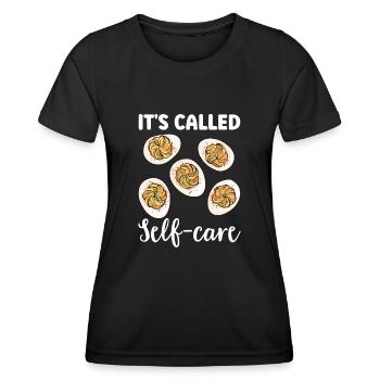 Stuffed Eggs Deviled Eggs - Women's Functional T-Shirt - black - Front - AI Model Female 172 light (172cm)