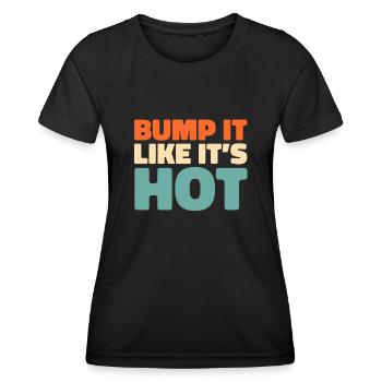 Volleyball Volleyballer - Frauen Funktions-T-Shirt - Schwarz - Vorne - AI Model Female 172 light (172cm)