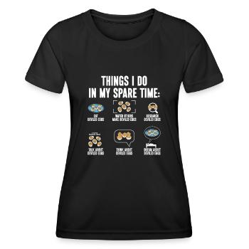 Stuffed Eggs Deviled Eggs - Women's Functional T-Shirt - black - Front - AI Model Female 172 light (172cm)