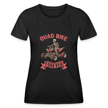 Quad Bike Skeleton - T-shirt sport Femme - noir - Devant - AI Model Female 172 light (172cm)