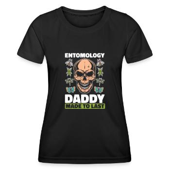Entomologie Entomologe Insekt Schädel - Frauen Funktions-T-Shirt - Schwarz - Vorne - AI Model Female 172 light (172cm)