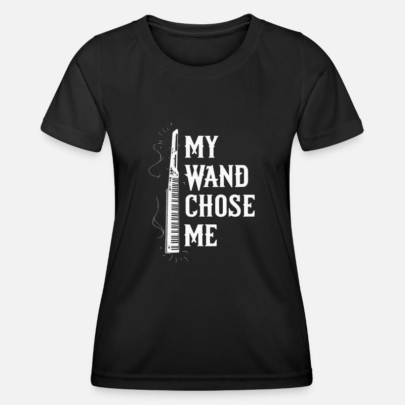Keytar Keyboard Gift - Women's Functional T-Shirt - black