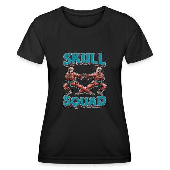 Kung Fu - Frauen Funktions-T-Shirt - Schwarz - Vorne - AI Model Female 172 light (172cm)