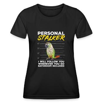 Molina Parakeet Parrot Bird Parakeet - Women's Functional T-Shirt - black - Front - AI Model Female 172 light (172cm)