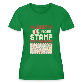 Endless Collection: One More Stamp, Always - Frauen Funktions-T-Shirt - Kelly Green - Vorne - AI Model Female 172 dark (172cm)