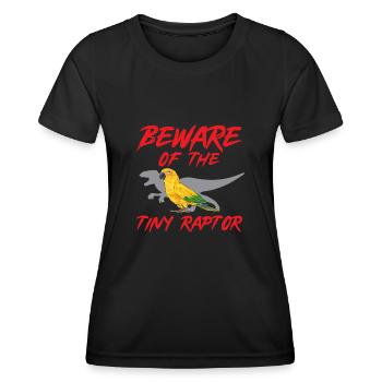 Parakeet, Parrot, Parakeet, Bird - Women's Functional T-Shirt - black - Front - AI Model Female 172 light (172cm)