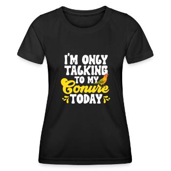 Parakeet, Parrot, Parakeet, Bird - Women's Functional T-Shirt - black - Front - AI Model Female 172 light (172cm)