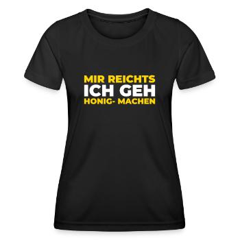 Imker Bienenzüchter - Frauen Funktions-T-Shirt - Schwarz - Vorne - AI Model Female 172 light (172cm)