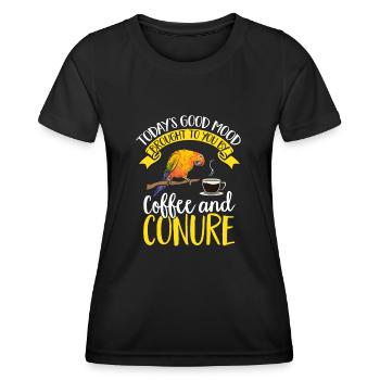 Parakeet, Parrot, Parakeet, Bird - Women's Functional T-Shirt - black - Front - AI Model Female 172 light (172cm)