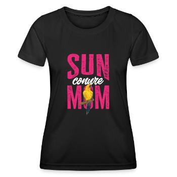 Parakeet, Parrot, Parakeet, Bird - Women's Functional T-Shirt - black - Front - AI Model Female 172 light (172cm)