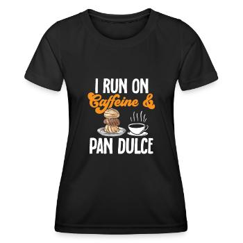 Concha Hispanic Mexican Pan Dulce - Women's Functional T-Shirt - black - Front - AI Model Female 172 light (172cm)
