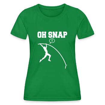 Stabhochspringer-Geschenk - Frauen Funktions-T-Shirt - Kelly Green - Vorne - AI Model Female 172 dark (172cm)