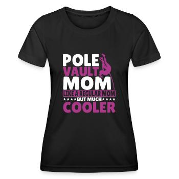 Stabhochspringer-Geschenk - Frauen Funktions-T-Shirt - Schwarz - Vorne - AI Model Female 172 light (172cm)